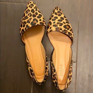 J. Crew leopard flats
